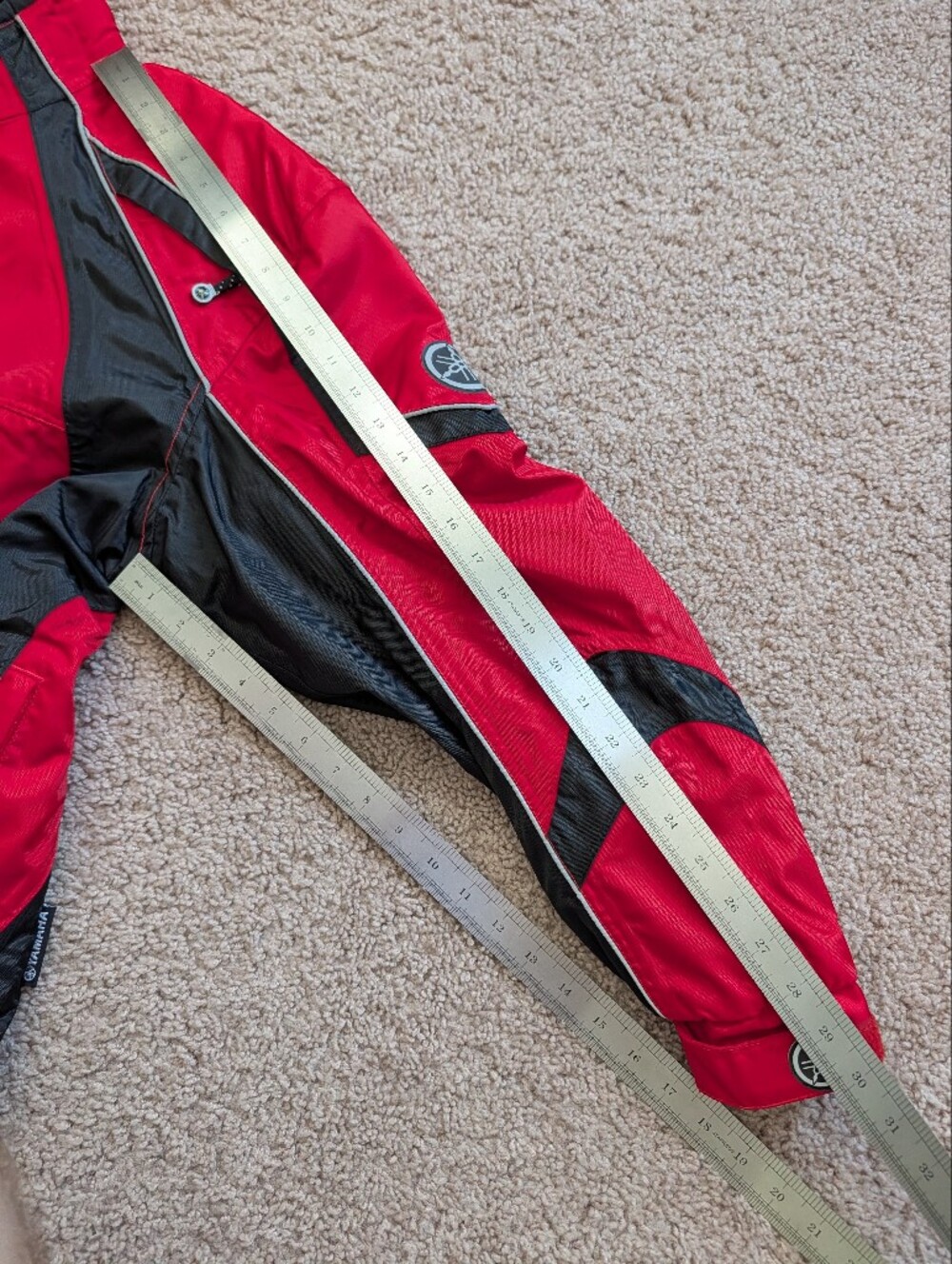 Yamaha Men Red Black Vintage Y2K Performance Motocross Riding Jacket Size Medium - Picture 14 of 14